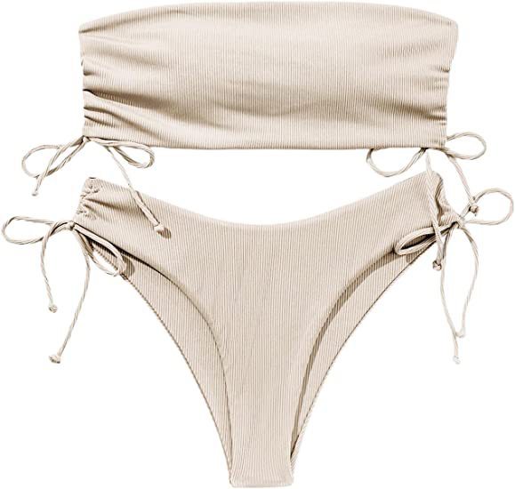 Tube Bikini with Drawstring