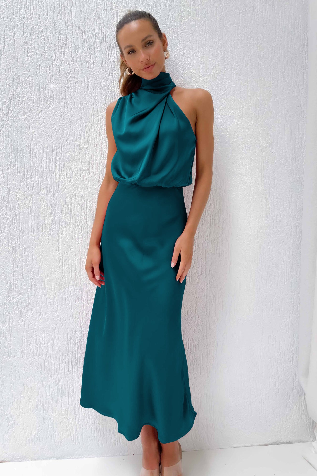 Women’s Elegant Satin Dress