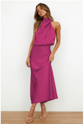 Women’s Elegant Satin Dress