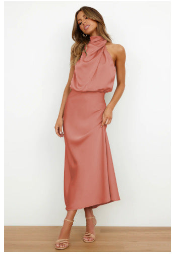 Women’s Elegant Satin Dress