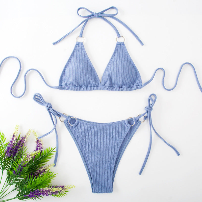 Side-Tie Bandage Bikini Set