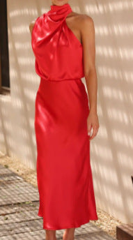Women’s Elegant Satin Dress