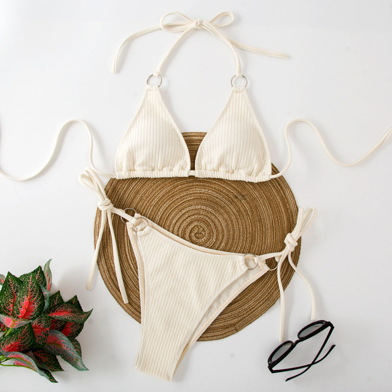 Side-Tie Bandage Bikini Set