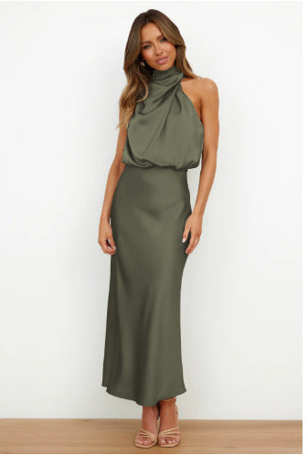 Women’s Elegant Satin Dress