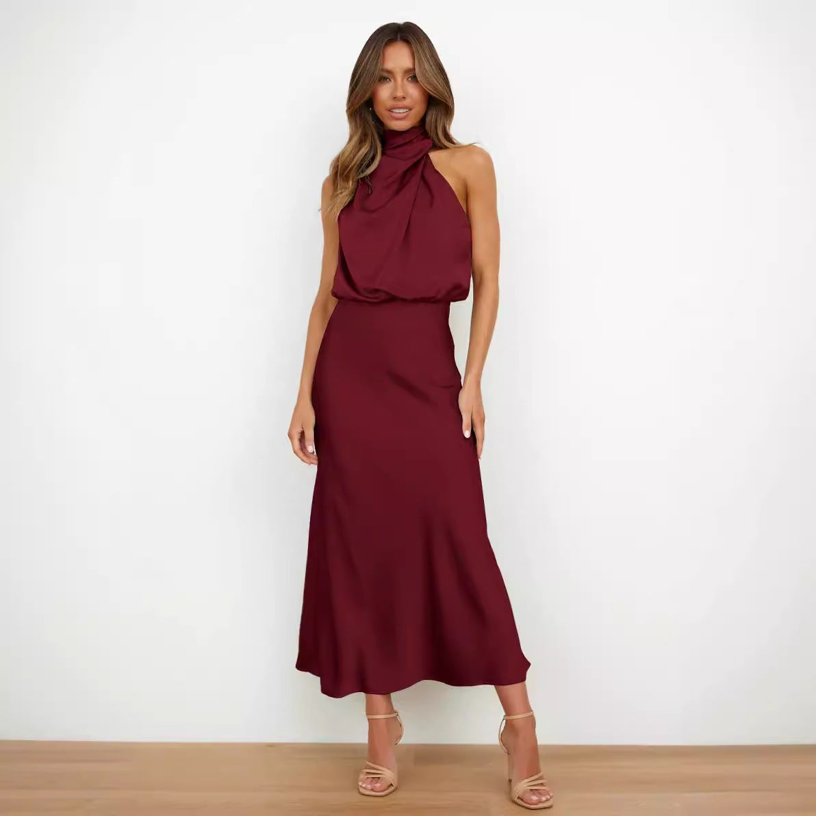 Women’s Elegant Satin Dress