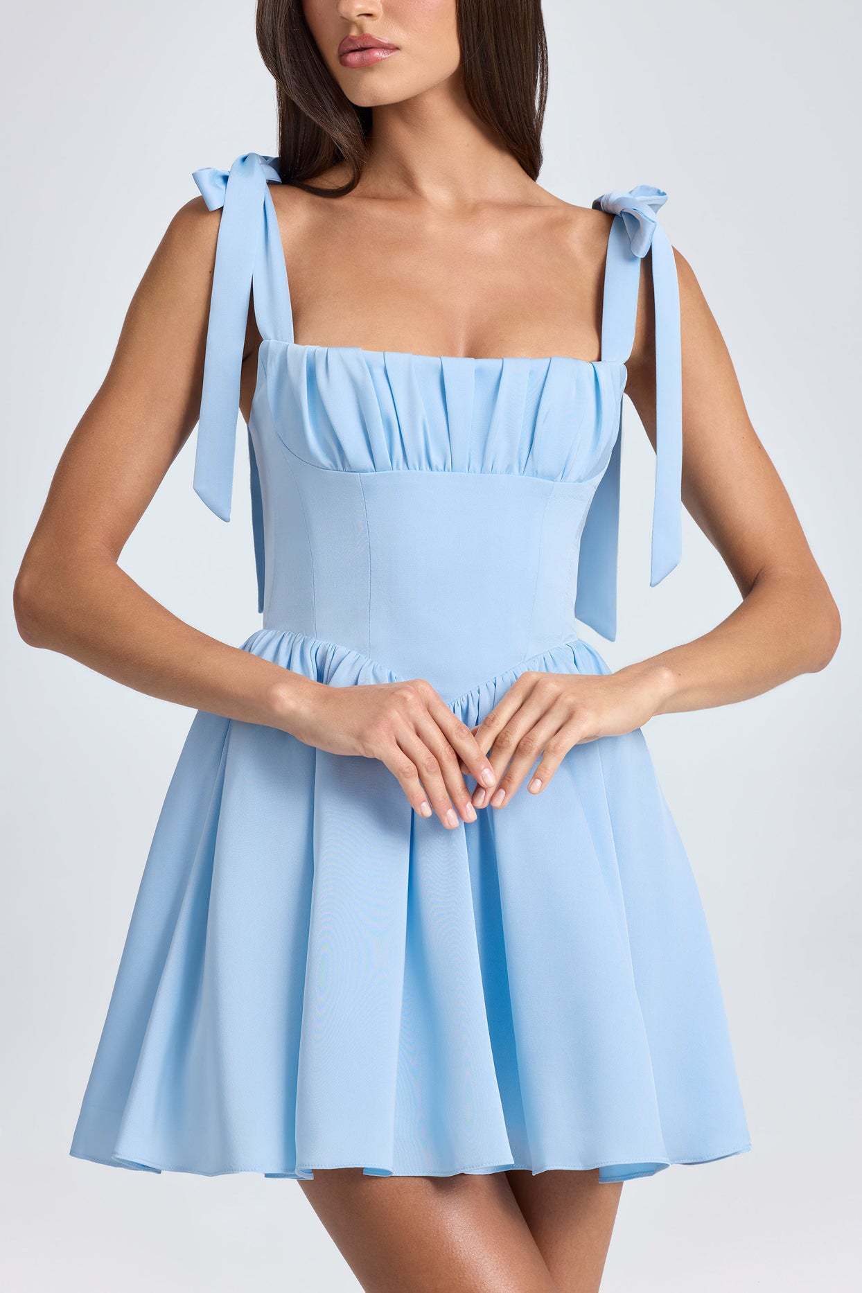 Bow-tied Strap Dress
