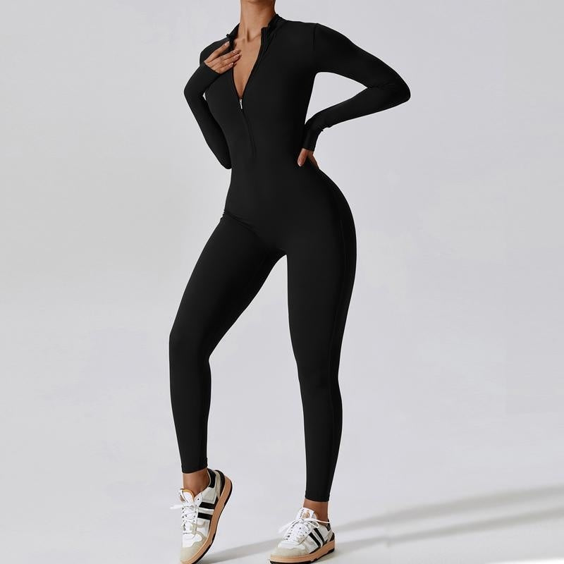 Women’s Zip Seamless Sports Jumpsuit