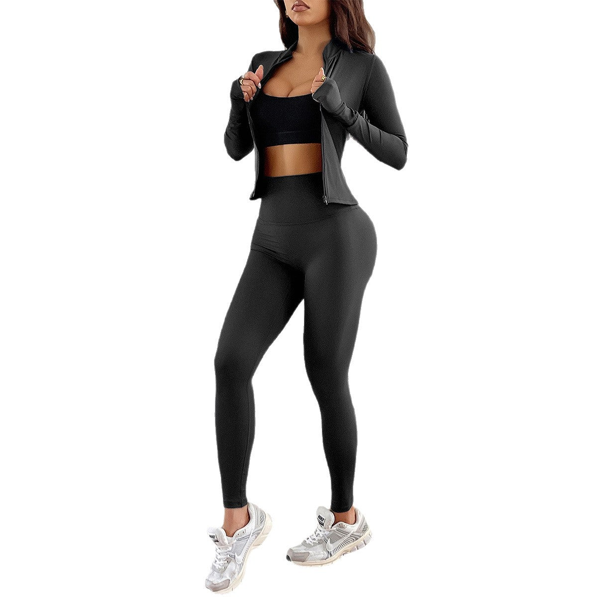 Sporty Fitness Top Yoga Pants