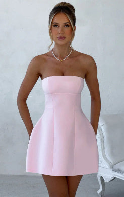 Summer Backless Tube Dress