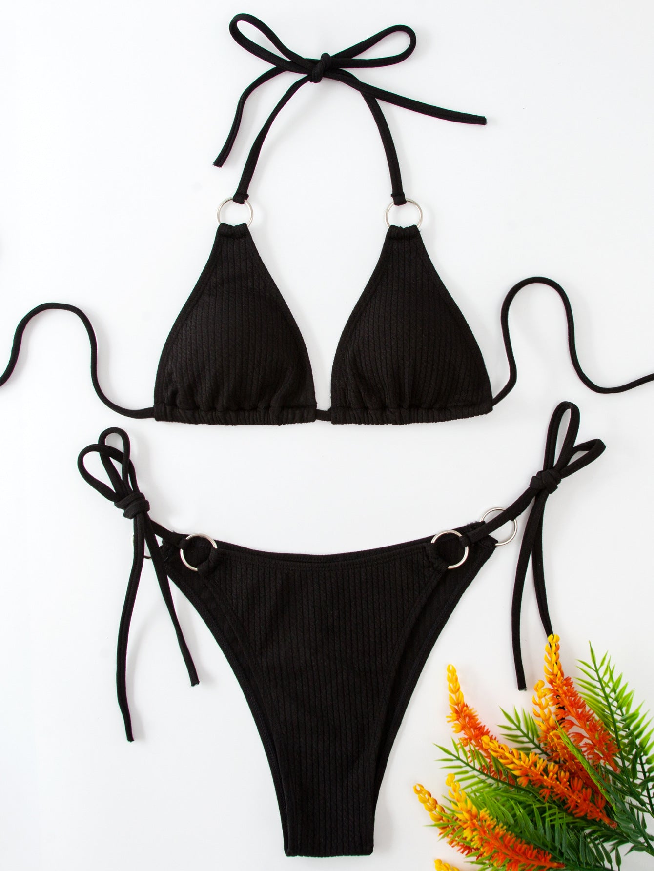 Side-Tie Bandage Bikini Set