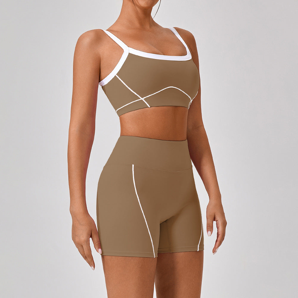 Spaghetti Strap Contrast Set