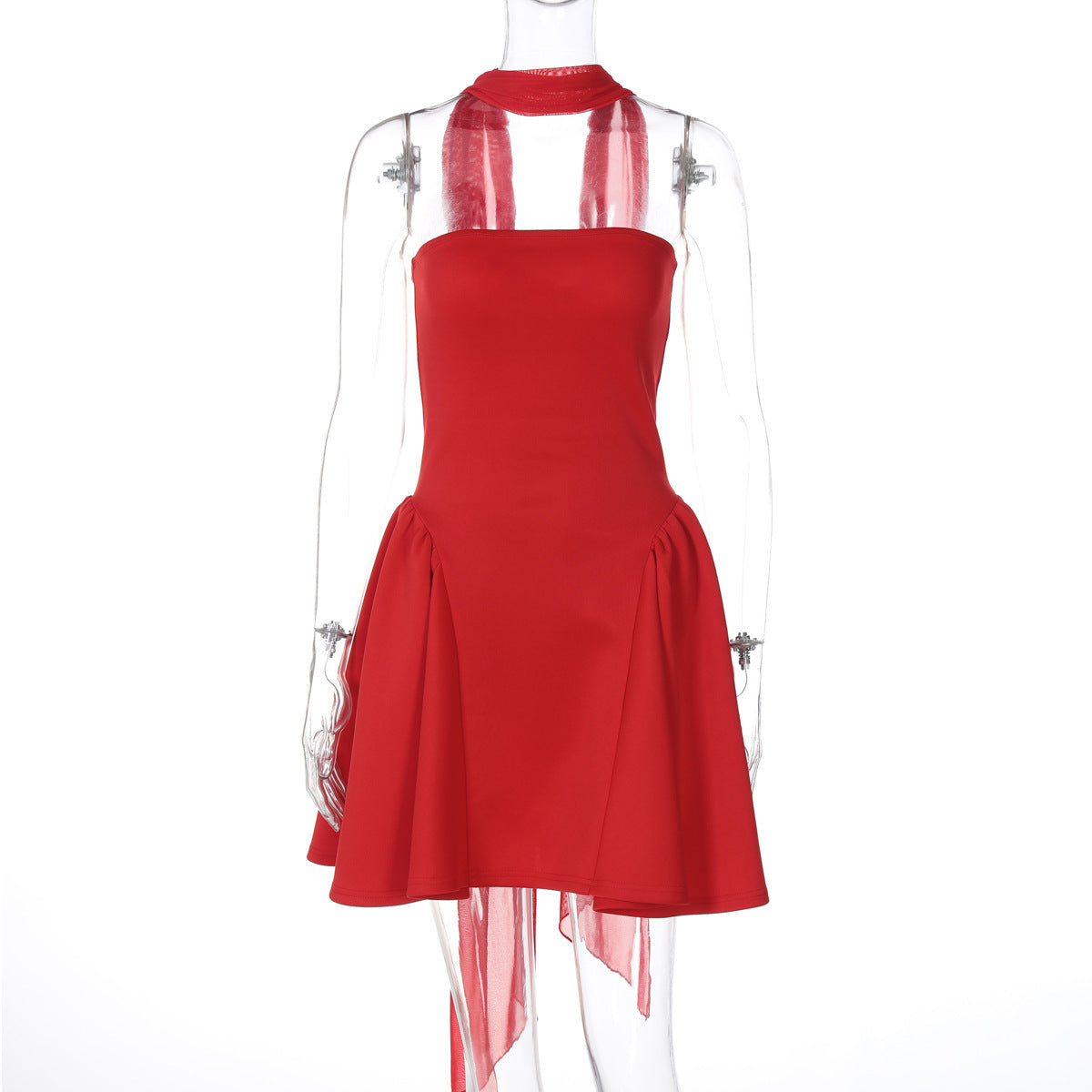 Sexy Back-Zip Tube Dress – Party Style