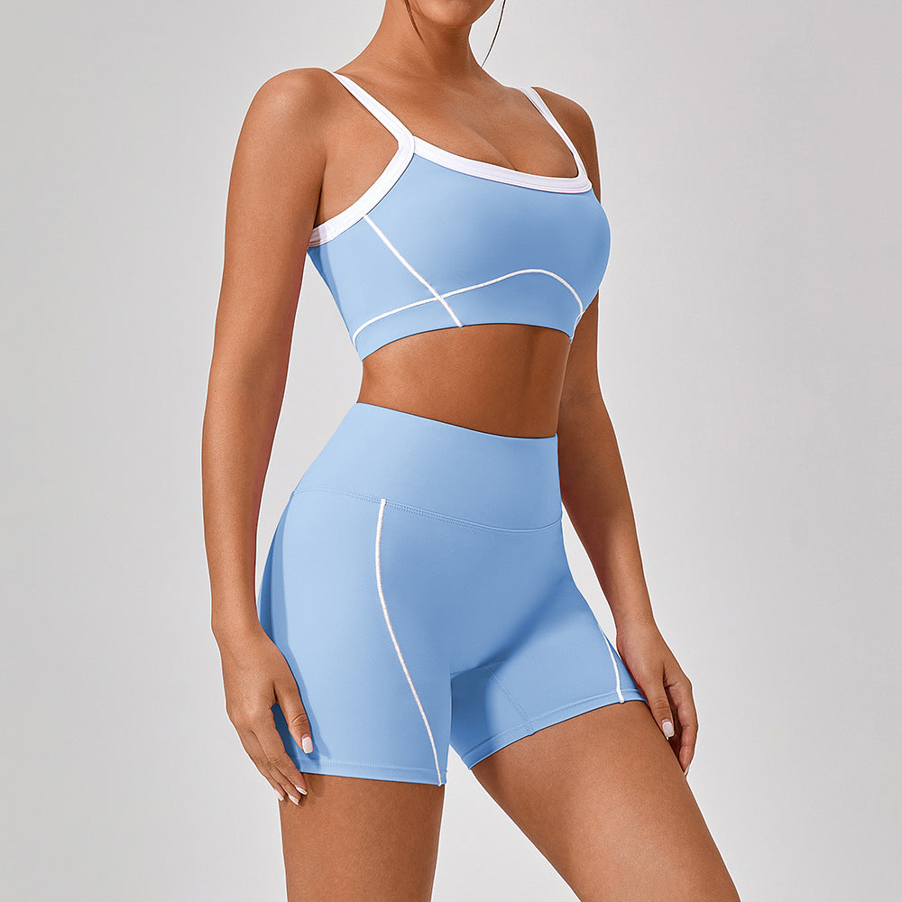 Spaghetti Strap Contrast Set