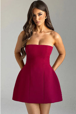 Summer Backless Tube Dress