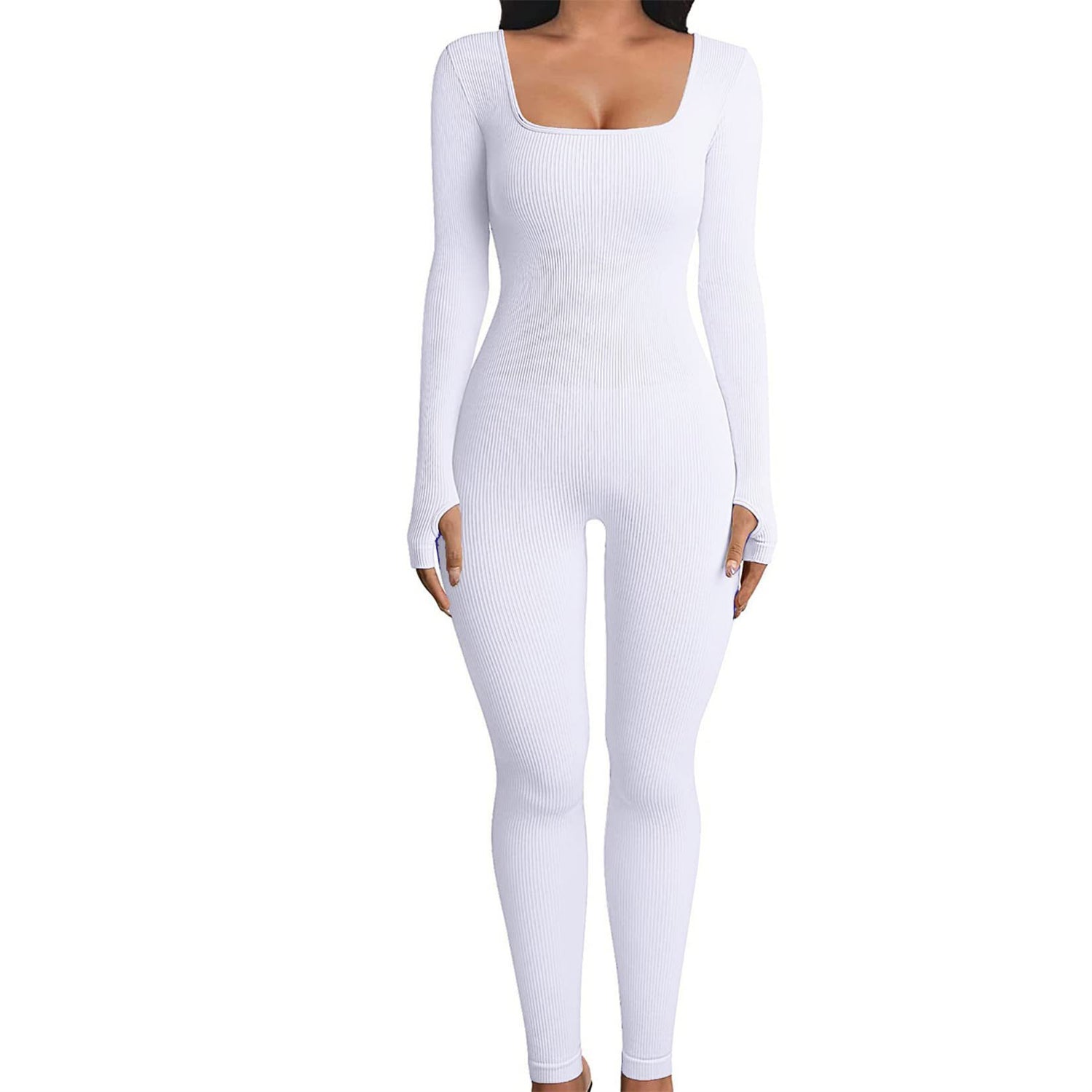 Women’s Seamless Square Neck Jumpsuit