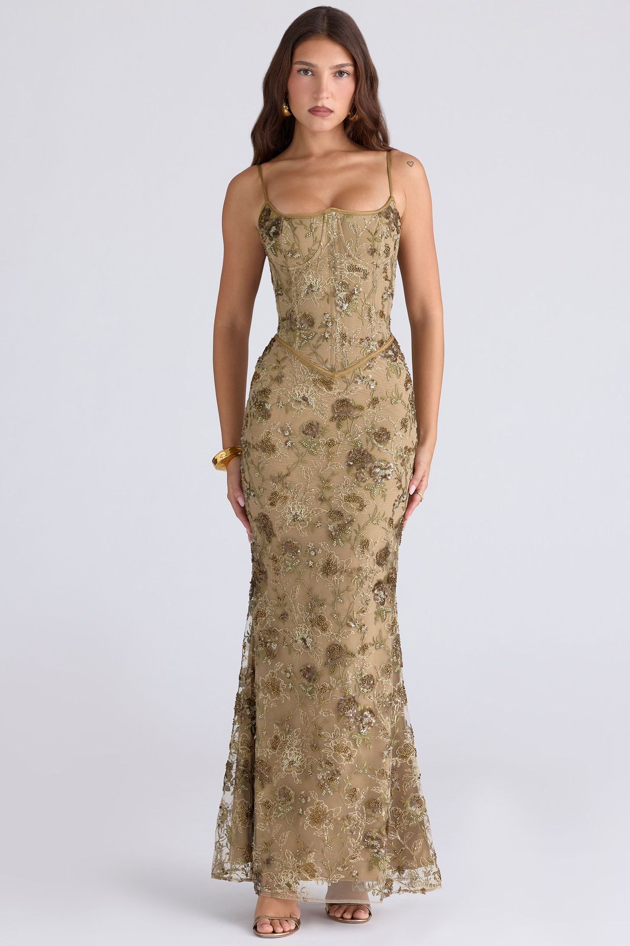 Elegant Low-Neck Backless Lace-Up Dress