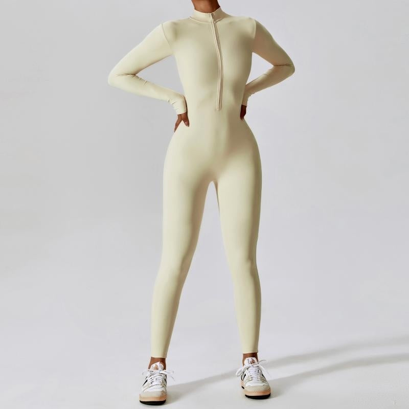 Women’s Zip Seamless Sports Jumpsuit