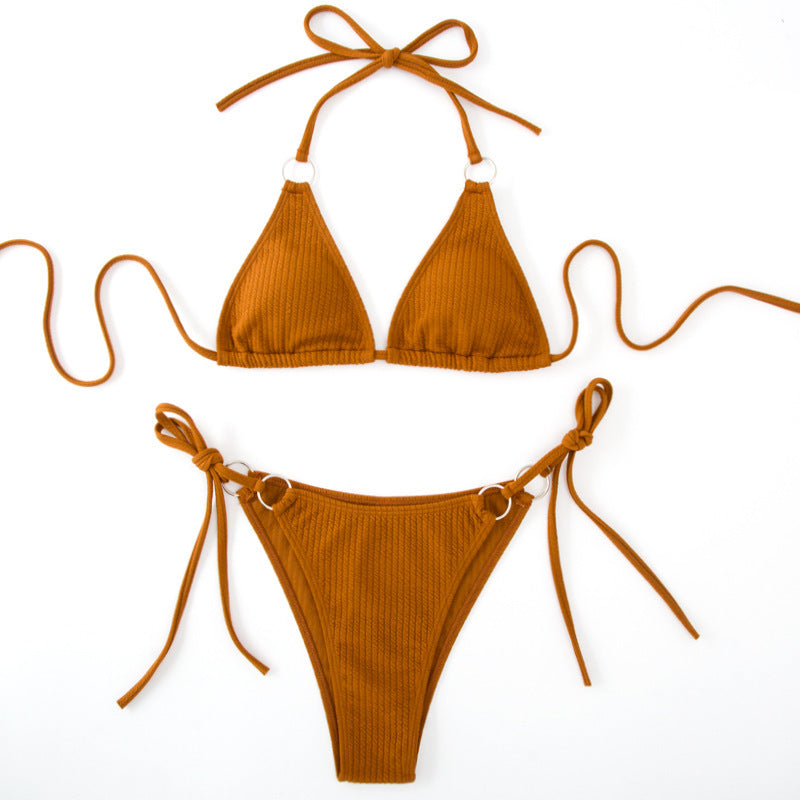 Side-Tie Bandage Bikini Set