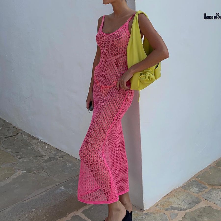 Knitted Hollow Beach Blouse