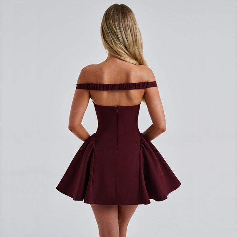 Autumn Backless Slim Dress