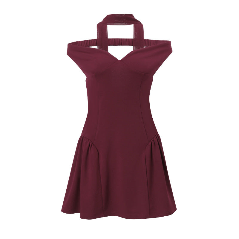 Autumn Backless Slim Dress