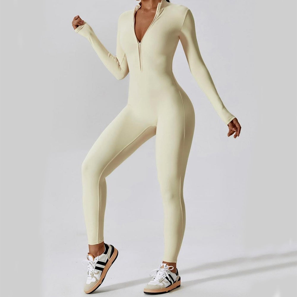 Women’s Zip Seamless Sports Jumpsuit