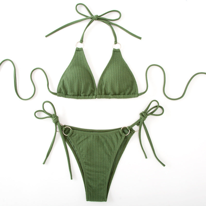 Side-Tie Bandage Bikini Set