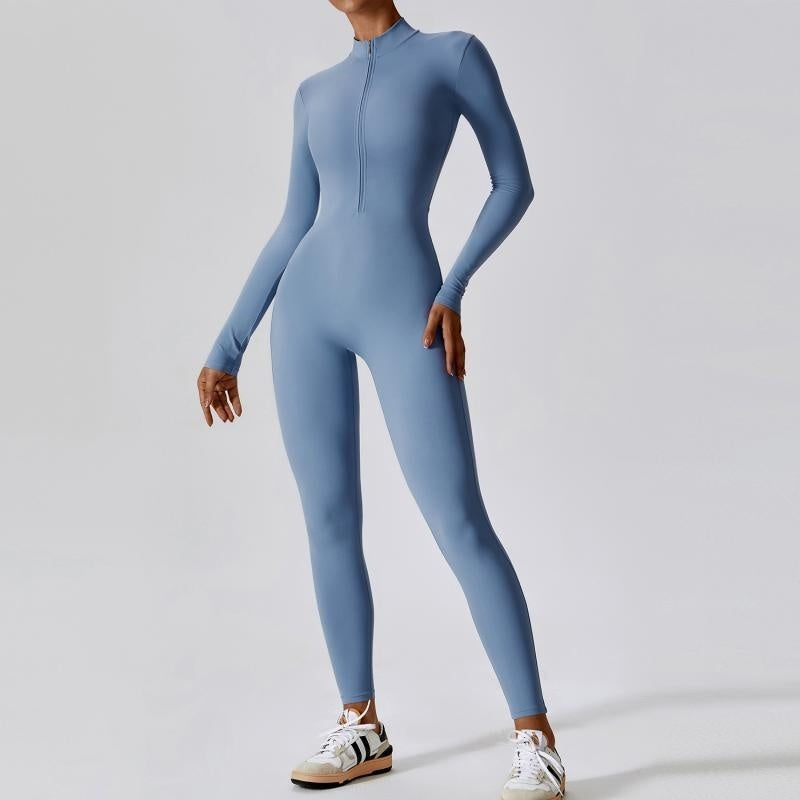 Women’s Zip Seamless Sports Jumpsuit