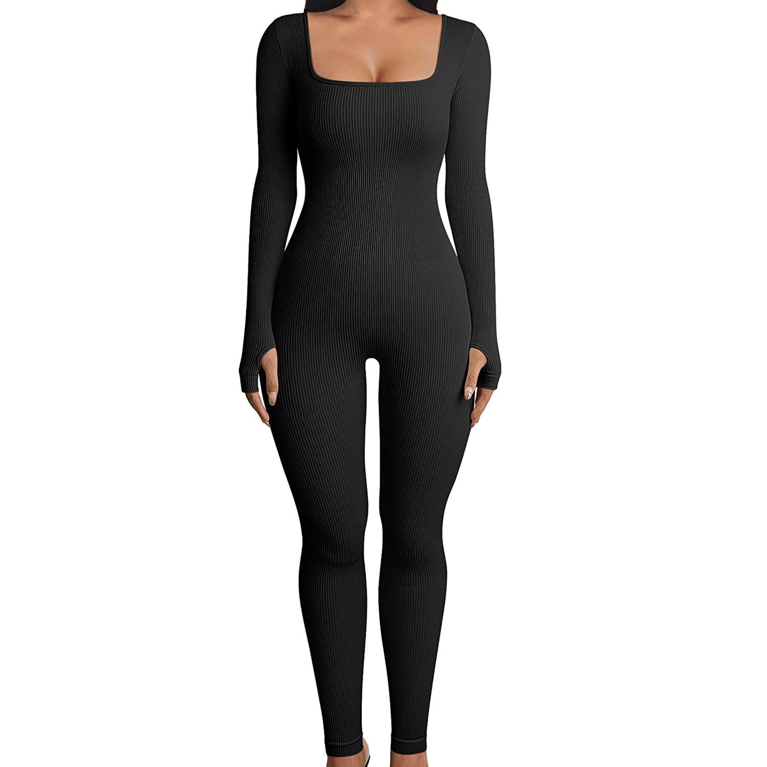 Women’s Seamless Square Neck Jumpsuit
