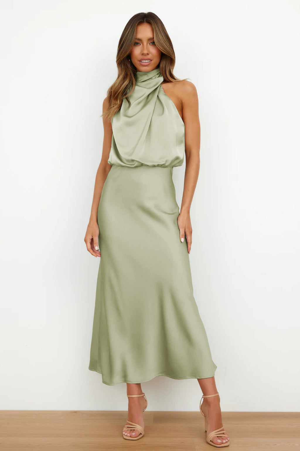Women’s Elegant Satin Dress