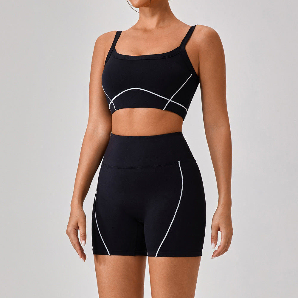 Spaghetti Strap Contrast Set