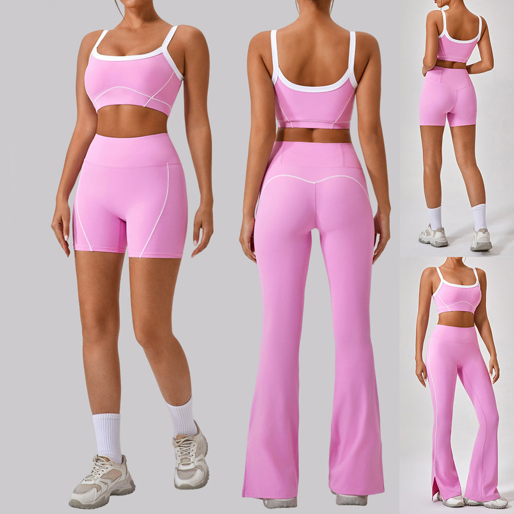 Spaghetti Strap Contrast Set